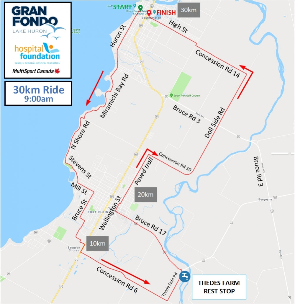 Shore to Farm and Back (30km)